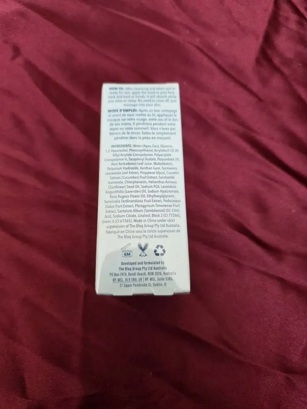 Flight Mode Skincare High Altitude Hydration Mask 50ml